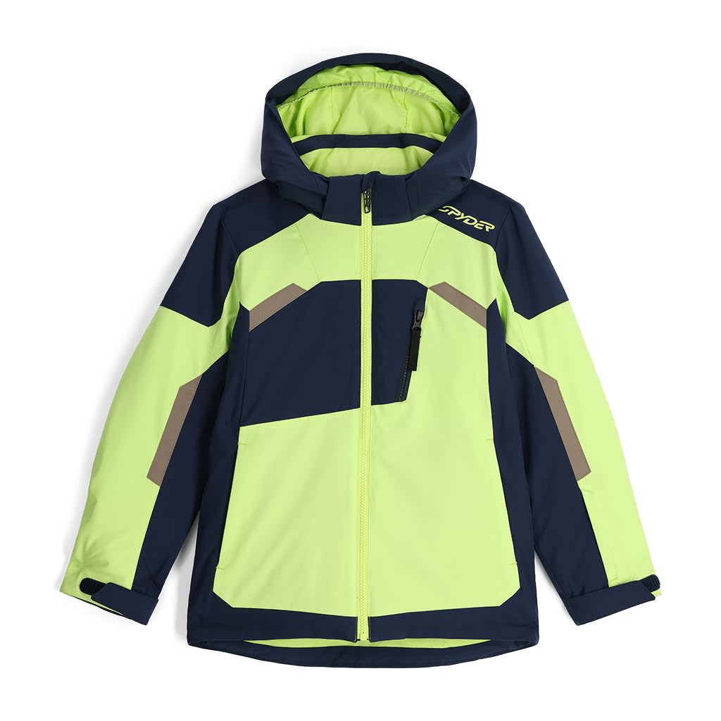 Spyder Boys Leader Insulated Ski Jacket - Waterproof Winter Jacket for Kids - Warm Snow Jacket for Boys - Perfect for Skiing, Snowboarding & Outdoor Winter Activities