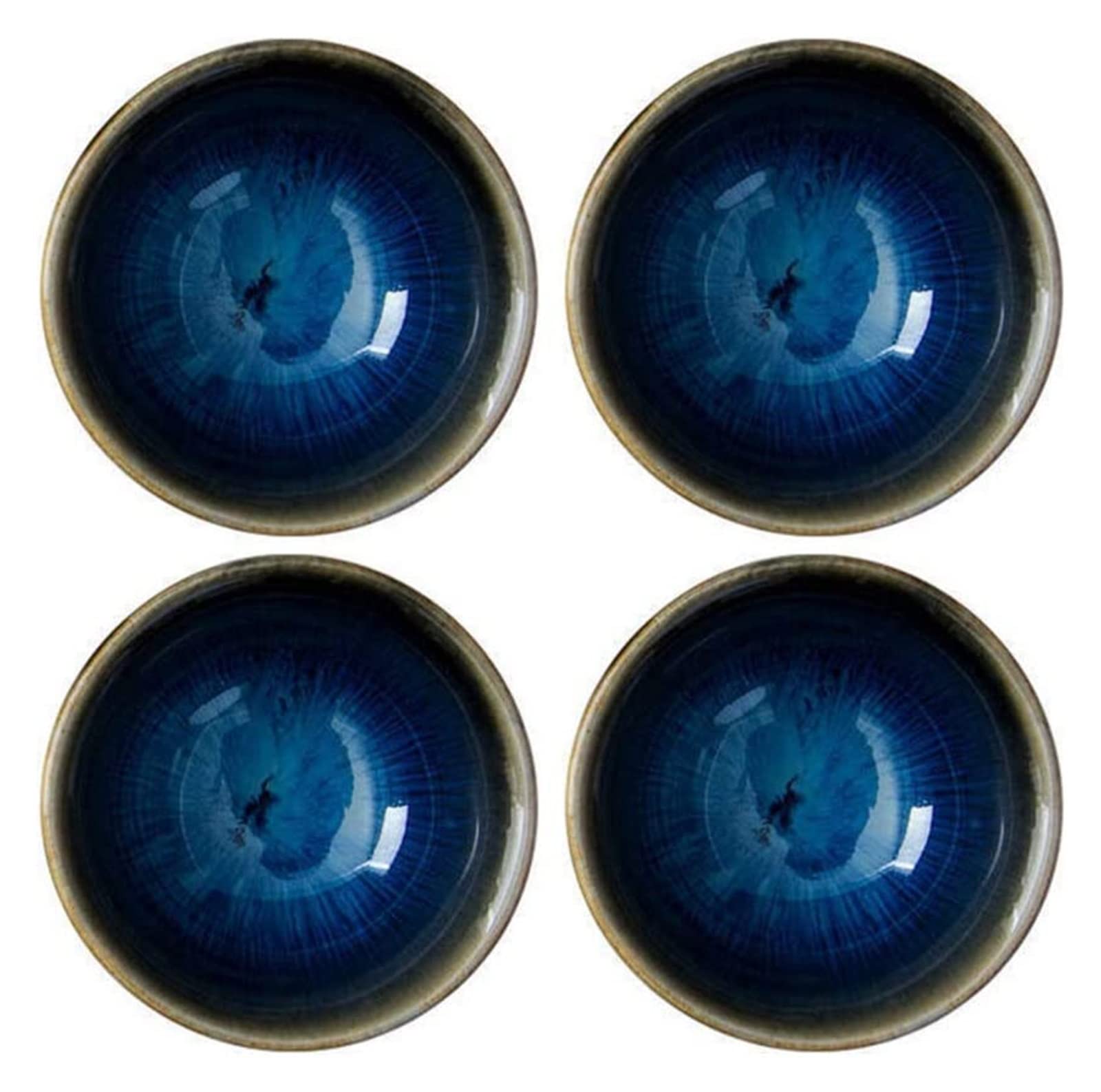 Premium Japanese Style Ceramic Espresso & Sake Cup Set - 4pc Coffee Mug, Tea Cup, Wine Glass for Home, Cafe & Restaurant Use - BONNYT Exquisite Ceramics for Water, Tea, Coffee & Sake