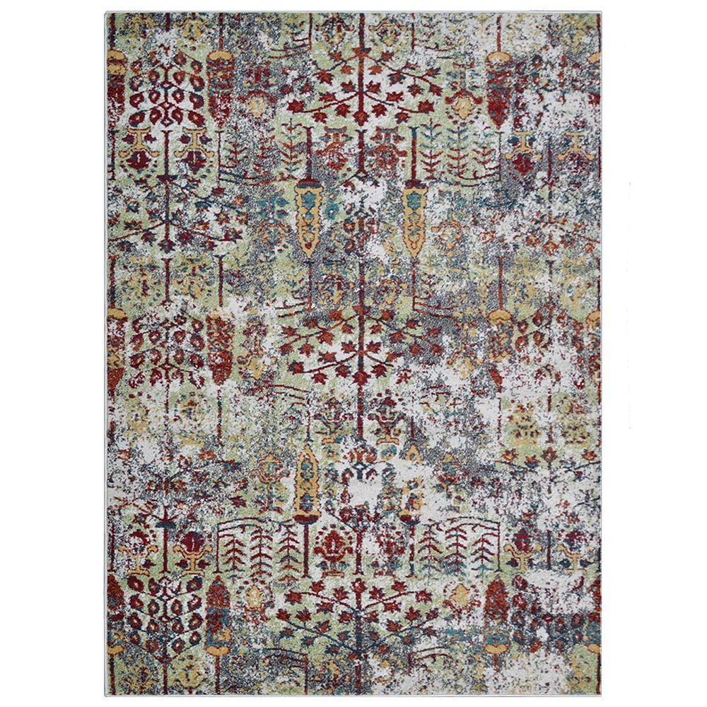 Artful Machine Woven Rug - Soft Modern Area Rug for Living Room, Bedroom, Dining Room - Non-Slip Durable Home Decor Carpet