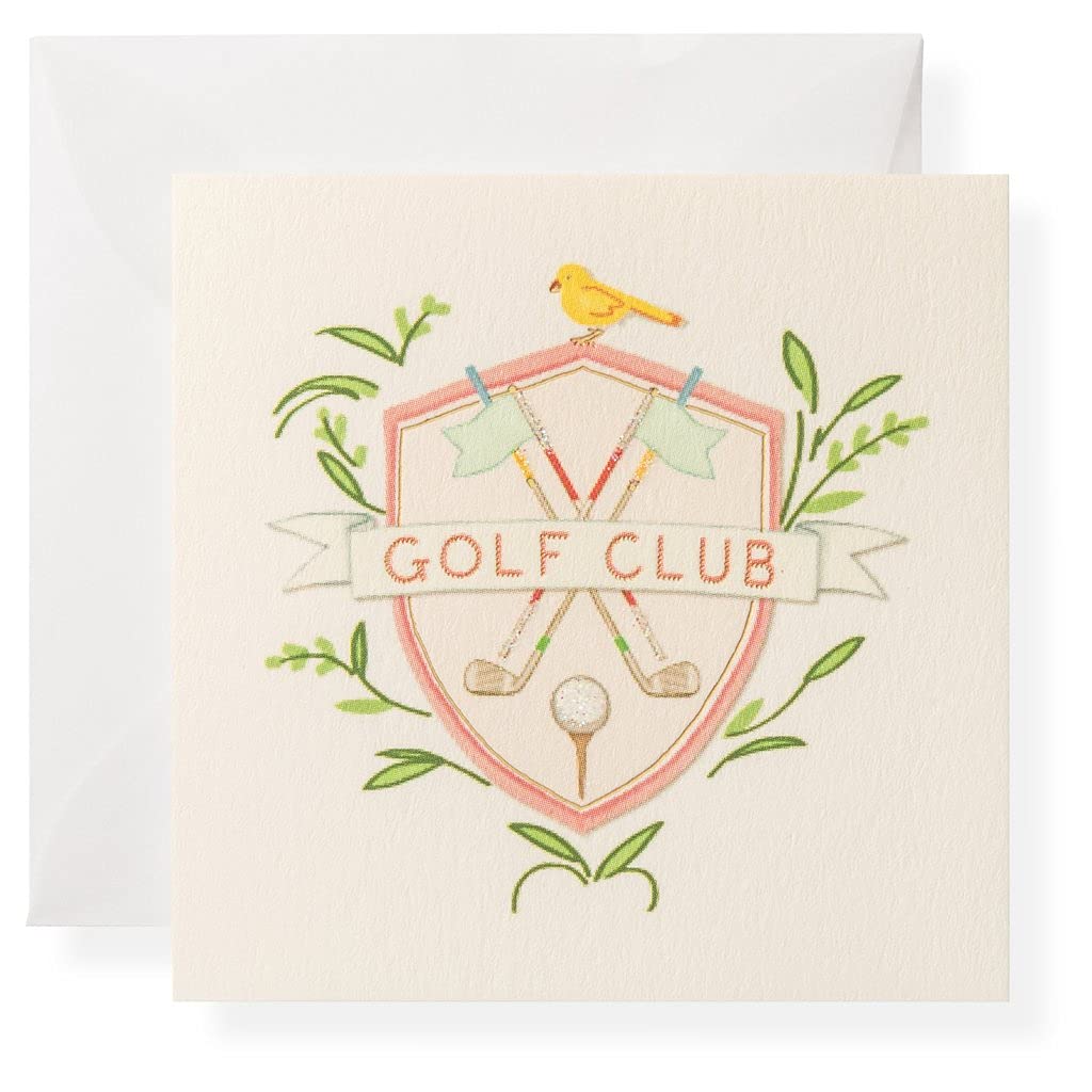 Karen Adams Golf Club Gift Card Set - 8 Assorted Greeting Cards with Envelopes | Perfect for Birthday, Thank You, Congratulations & Golf Lover Gifts | Ideal for Golf Tournaments, Father's Day & Retirement Presents