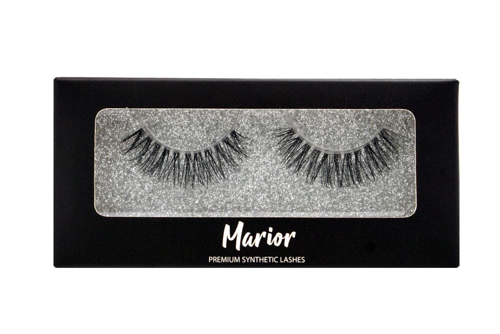 Natural 3D Faux Mink False Eyelashes with Thin Transparent Band - Soft & Lightweight for Everyday Wear, Parties & Special Occasions