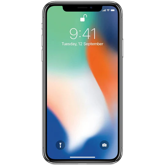 Refurbished iPhone X 64GB/256GB - Unlocked Smartphone, Grade A Certified (Renewed) - Perfect for Travel, Business & Everyday Use