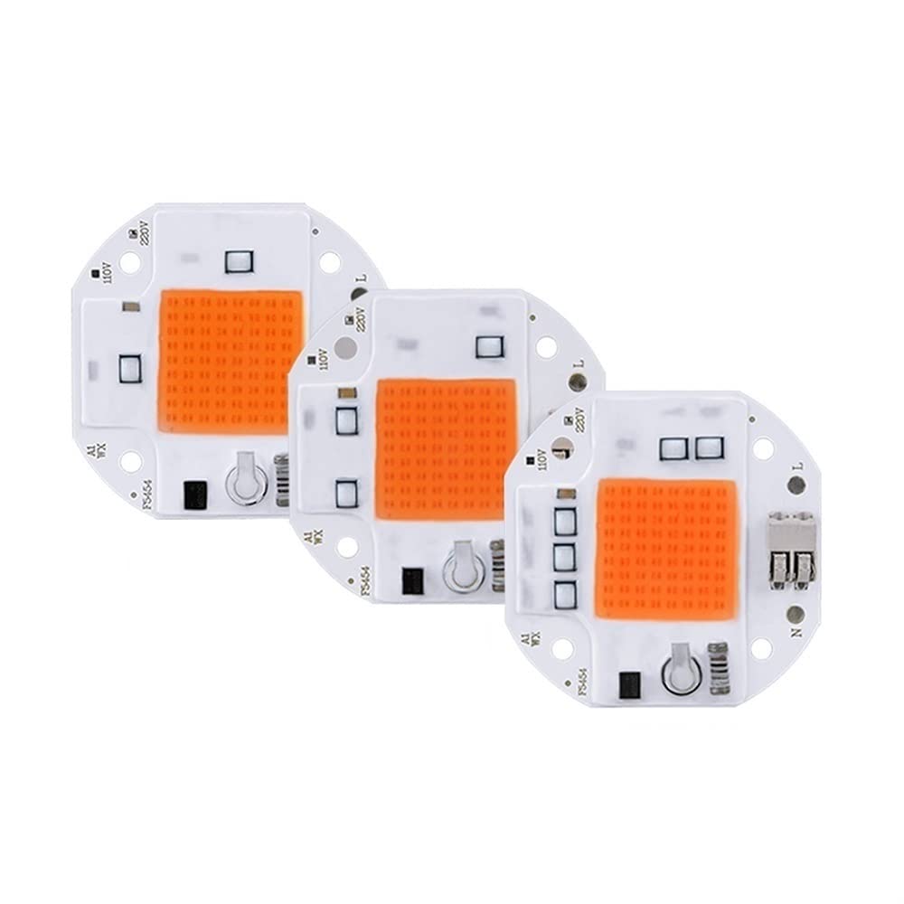 GSZZBHDP ZeZhen Full Spectrum LED Grow Light Strip - 100W/70W/50W COB Chip Plant Light for Indoor Gardening, Hydroponics & Grow Tents - Energy Efficient Phyto Lamp with 110V/220V (1 Pack) - Perfect for Seedlings, Vegetables, and Flowering Plants