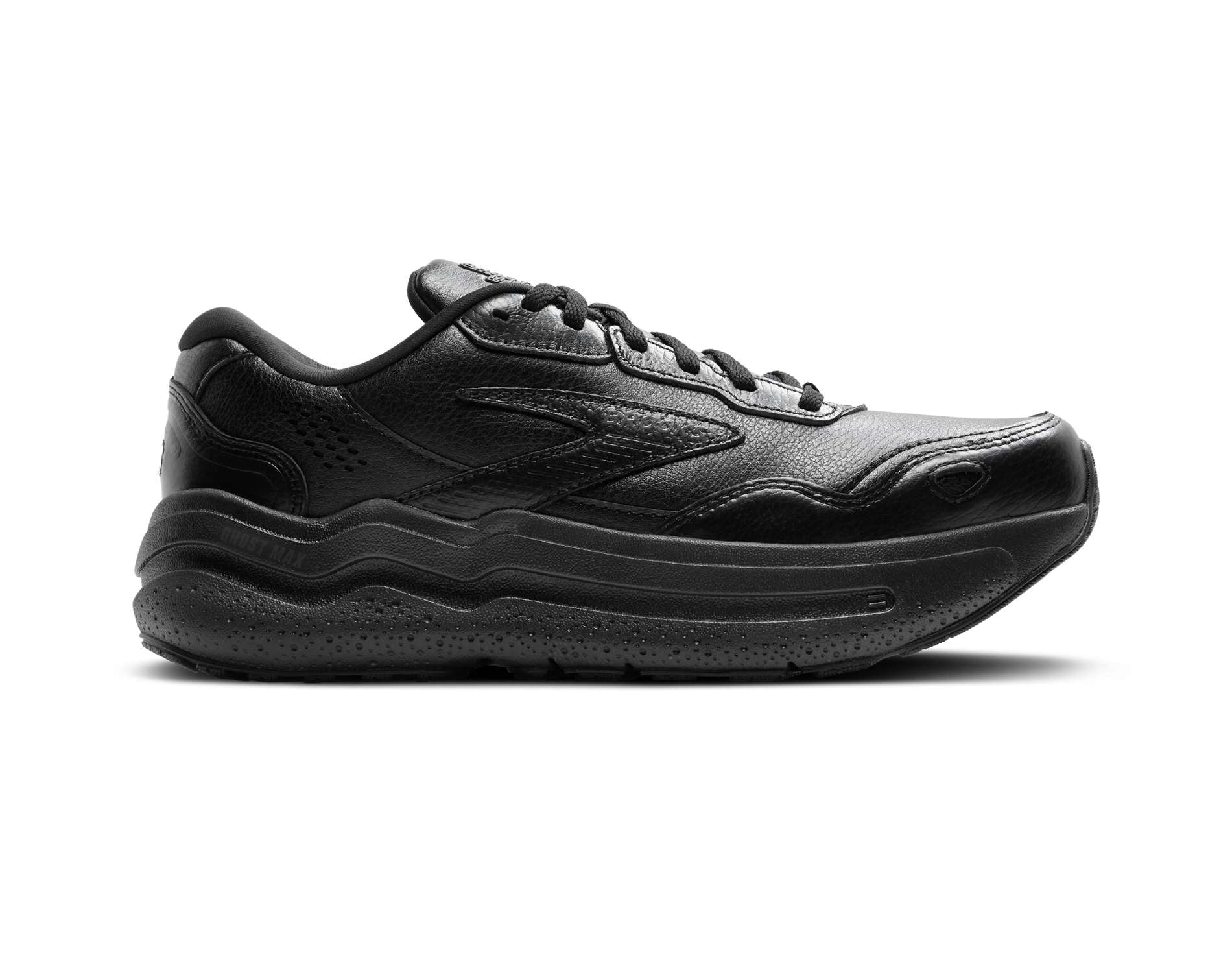 Brooks Ghost Max 2 Women's Running Shoes - Leather Wide Width for Comfort & Support - Perfect for Long Distance Running & Daily Workouts