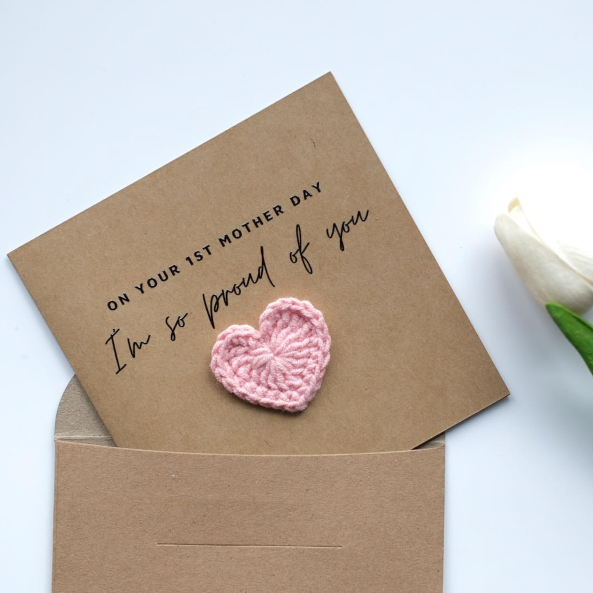 Happy First Mother's Day Card - Beautiful Greeting Cards for Mom, Daughter & Special Women | Perfect for Gifts, Keepsakes & Celebrations