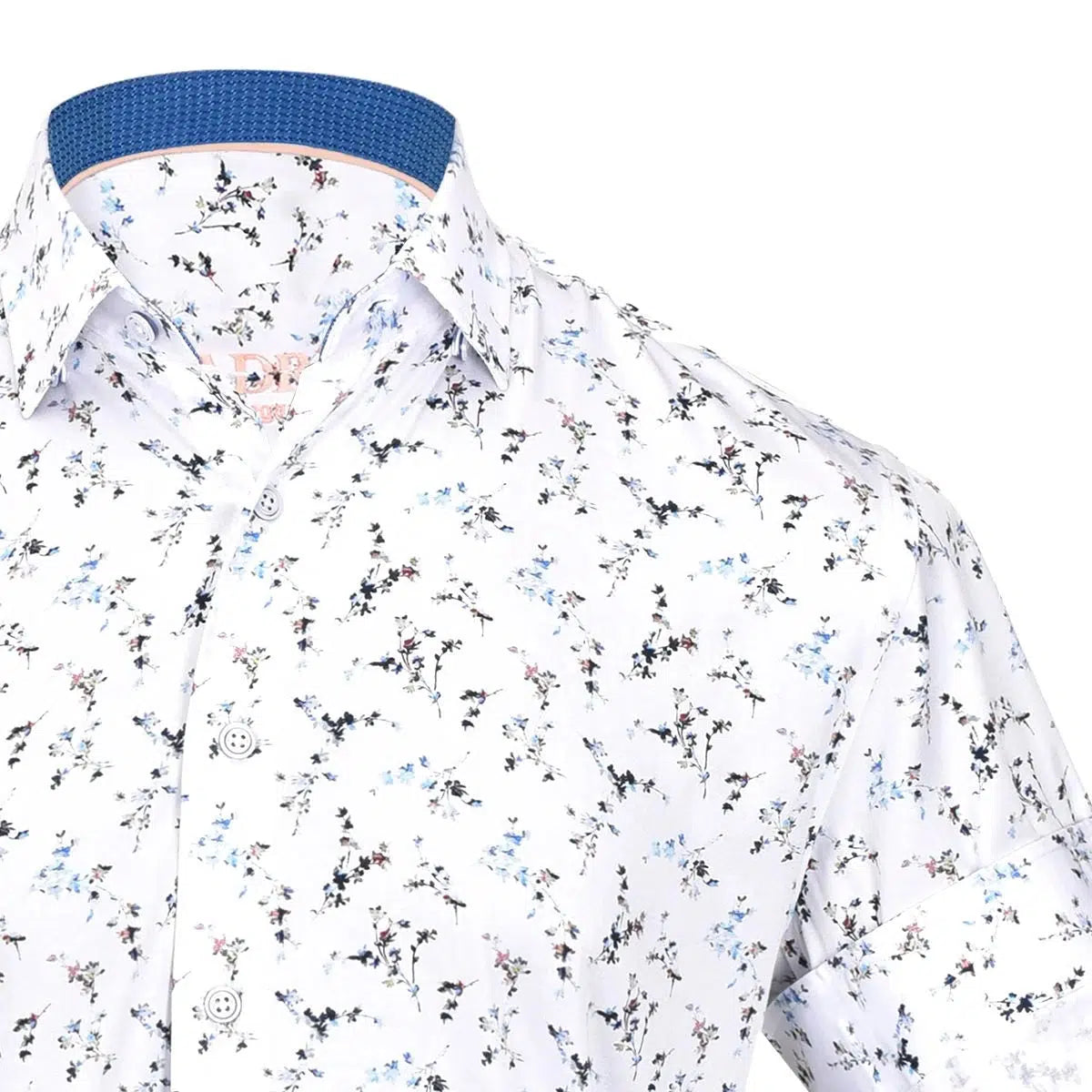 Cuadra White Casual Fashion Short Sleeve Cotton Shirt for Men | Breathable Summer Tops | Office & Weekend Wear