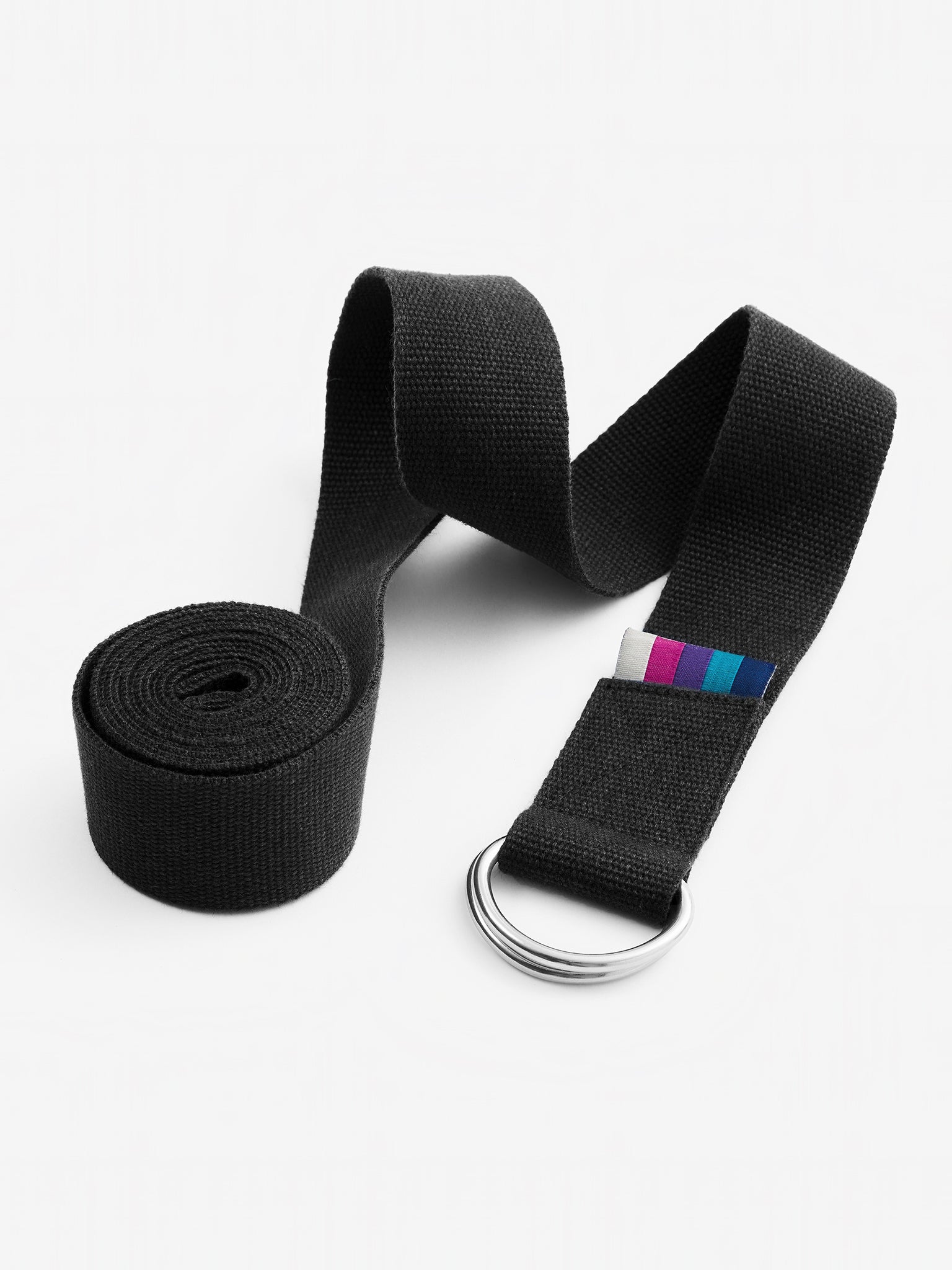 Organic Cotton D-Ring Yoga Belt for Stretching & Flexibility | Premium Yoga Accessory for Home & Studio Practice | Eco-Friendly & Comfortable