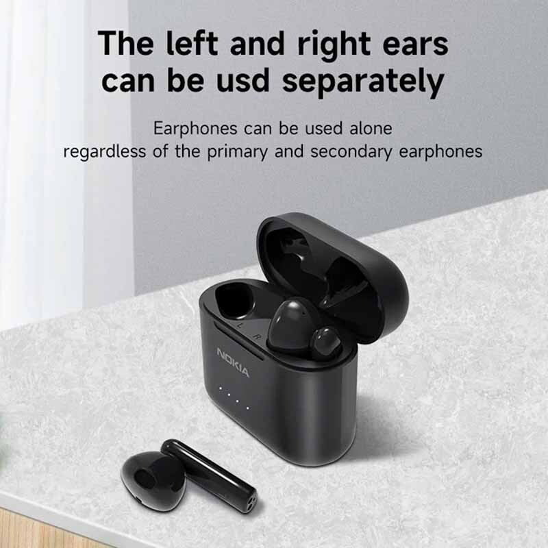 Nokia E3101 Wireless Bluetooth Earphones - Lightweight, Noise Cancelling, 20H Playtime for Gym, Running, Travel & Work