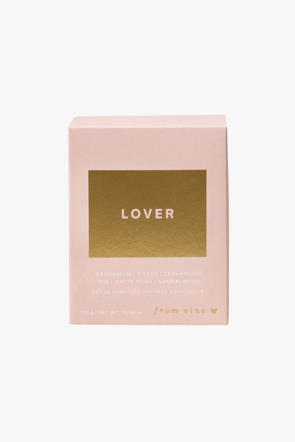 Lover 310g Scented Soy Candle - Romantic Home Decor, Gift for Anniversary & Valentine's Day - Perfect for Bedroom, Bathroom & Relaxation