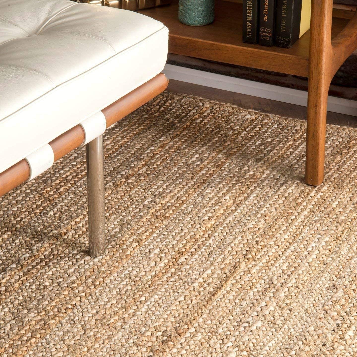 Hand Woven Natural Jute Rectangular Rug - 24x144 Inch (2x12 Feet) Farmhouse Style Area Rug for Living Room, Hallway, Bedroom - Eco-Friendly Home Décor & Floor Mat for Cozy Interior Design