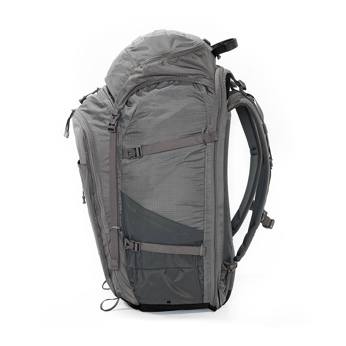 Atlas Adventure Medium Backpack - Lightweight Hiking Daypack for Men & Women, Water-Resistant Gray Backpack for Travel, Camping & Outdoor Activities