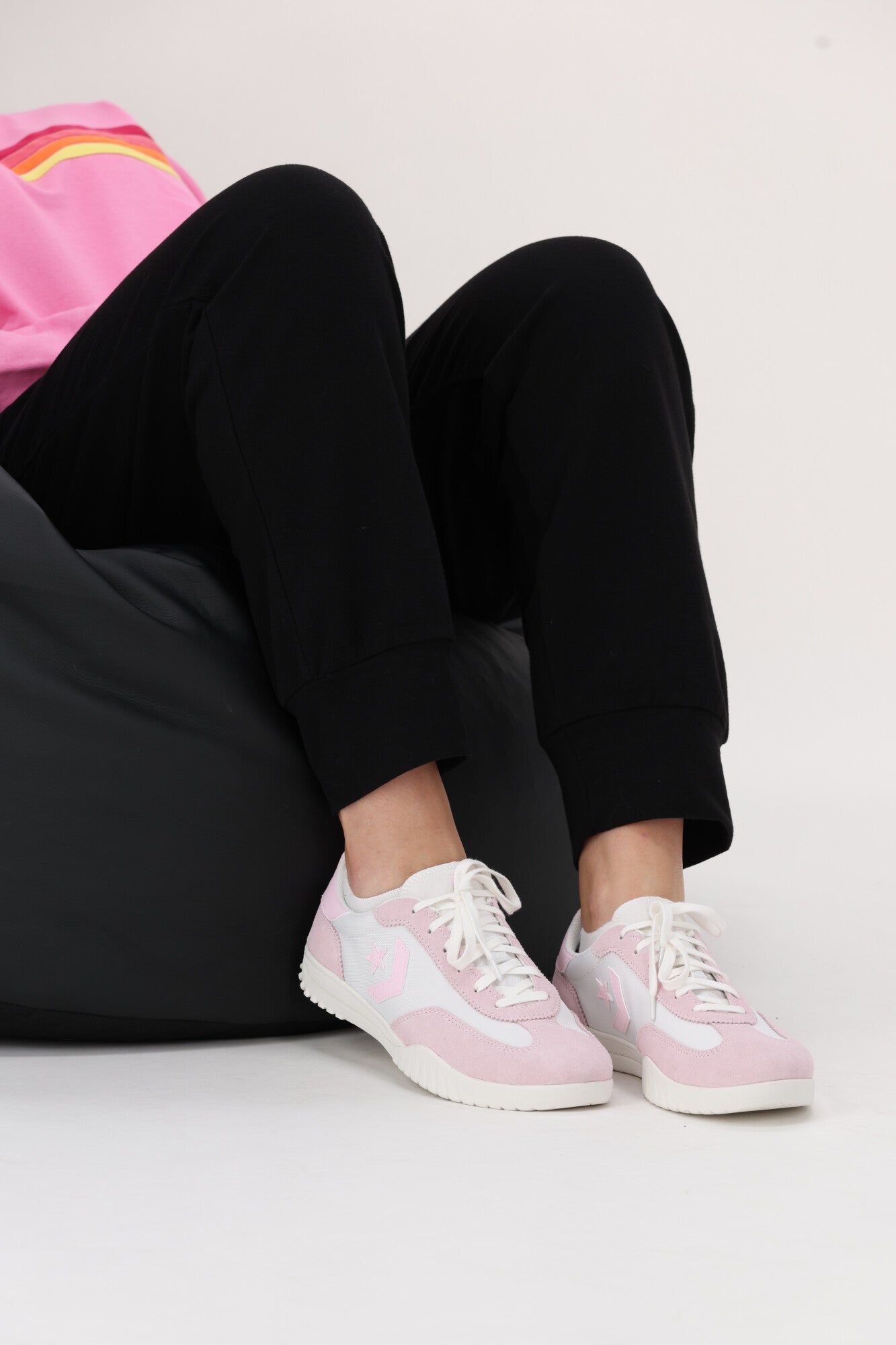 Converse Chuck Taylor Run Star Trainer Sneakers - Summit Pink, White & Sugar Berry | Casual & Athletic Shoes for Women & Men | Perfect for Running, Walking & Street Style