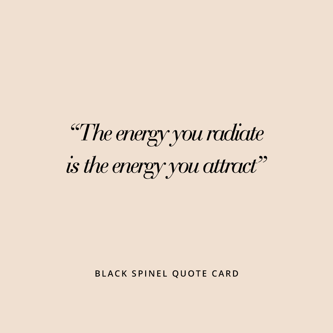Opulent Black Spinel Charm - Natural Energy Stone Jewelry for Positive Vibes & Protection | Perfect for Meditation, Healing, and Spiritual Practices