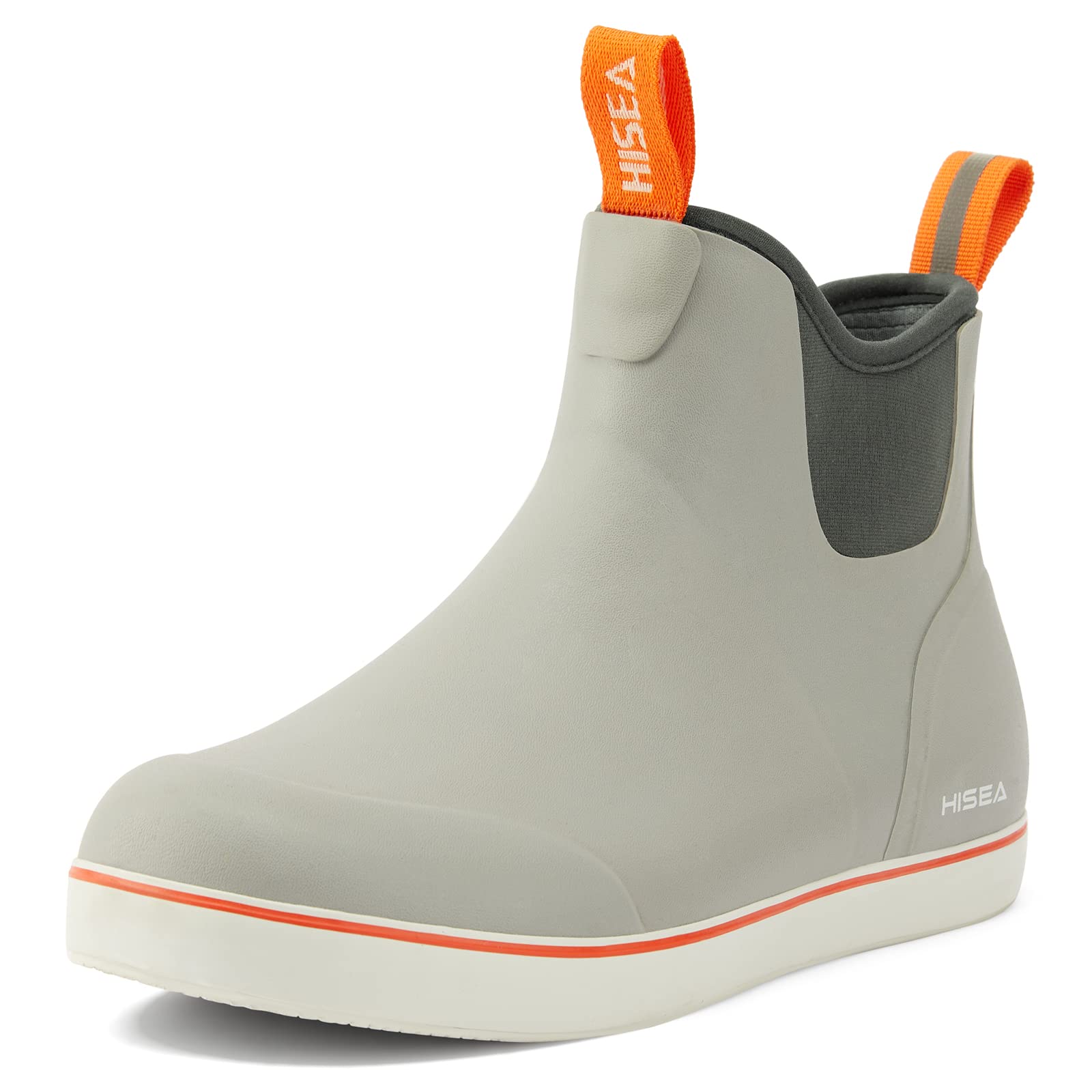 HISEA Women's Waterproof Ankle Rain Boots - Rubber Fishing & Deck Shoes - Garden Boots for Outdoor Activities, Walking, Fishing & Yard Work