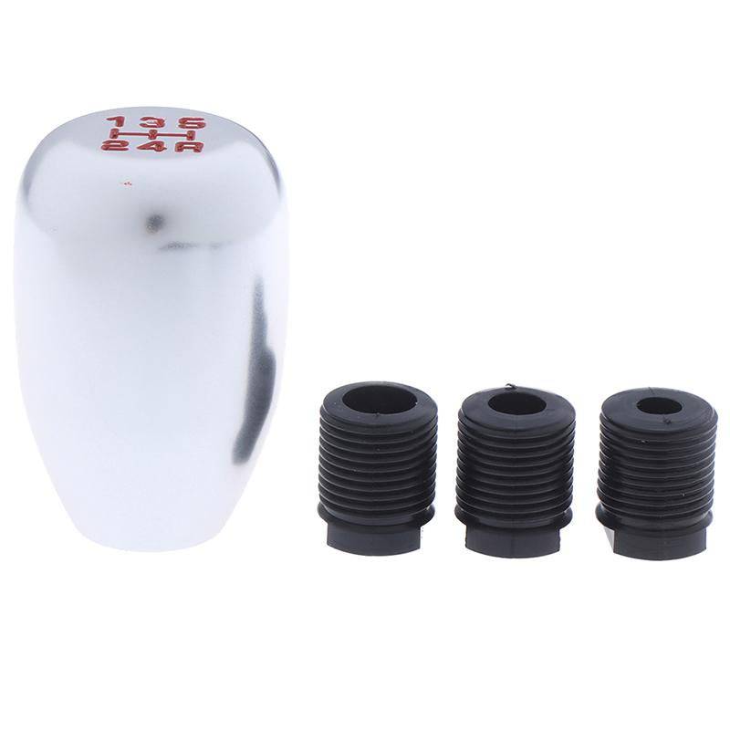 Black JDM Style Shift Knob - Aluminum Manual Transmission Gear Shift Knob for 5-Speed Cars - Perfect for Racing, Drifting & Car Enthusiasts
