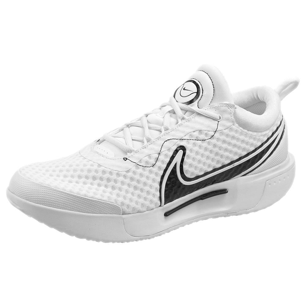 Nike Men's Court Zoom Pro Tennis Shoes - White/Black - Lightweight & Durable for Tennis, Running & Casual Wear