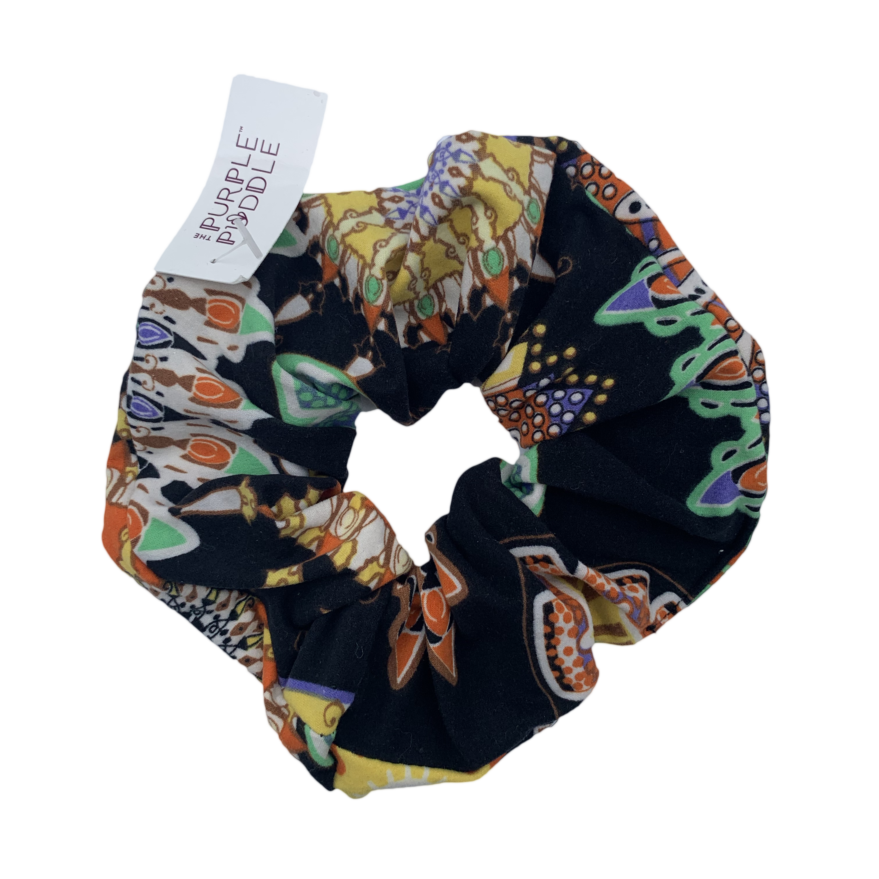 Sun Burst Scrunchie Hair Ties - Soft & Stretchy Hair Accessories for Women & Girls - Perfect for Workouts, Yoga, and Everyday Style