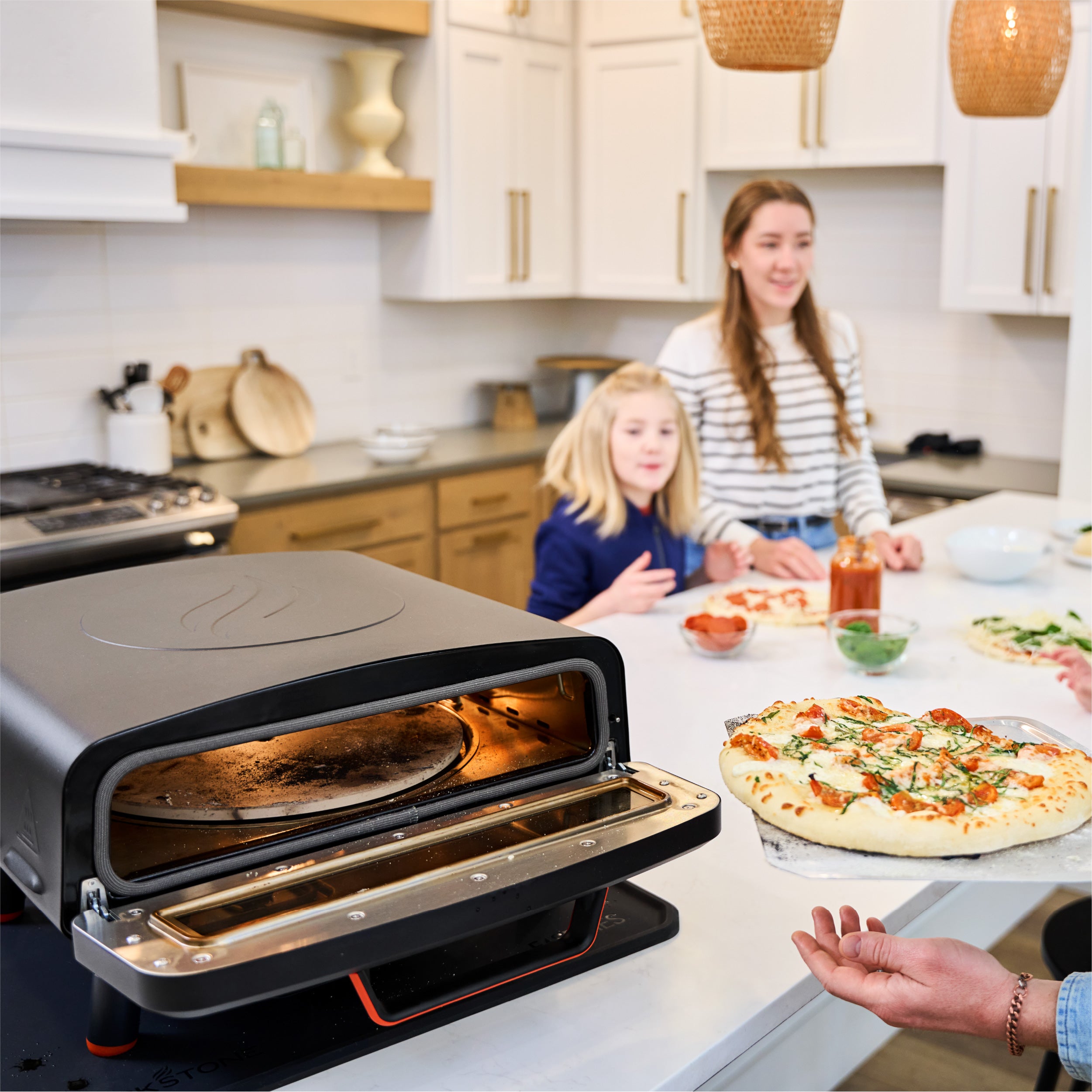 Best Electric Tabletop Pizza Oven for Home Use - Fast Cooking & Even Heating - Perfect for Kitchen, Outdoor Parties & Camping