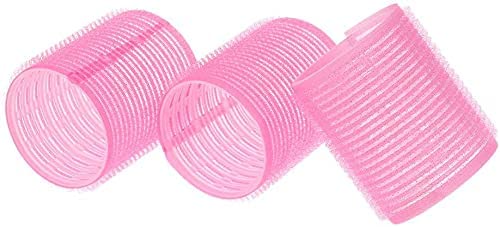 APOEM Jumbo Long Hair Rollers - 6 Pcs Foam Hair Curlers for Salon & DIY Styling - Soft Curling Tools for Long Lasting Waves (Multicolor, Pink) - Perfect for Home Use, Parties & Special Occasions