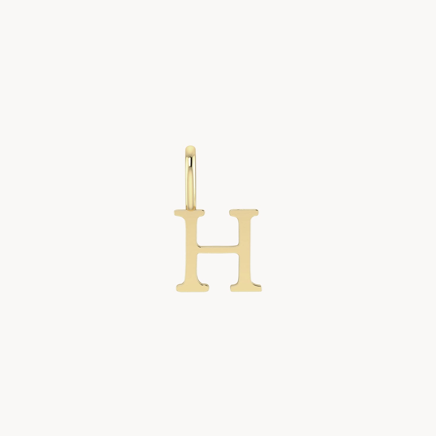 10K Yellow Gold Letter Charm - Personalized Initial Pendant for Necklaces & Bracelets - Perfect for Gifts, Birthdays, and Everyday Jewelry