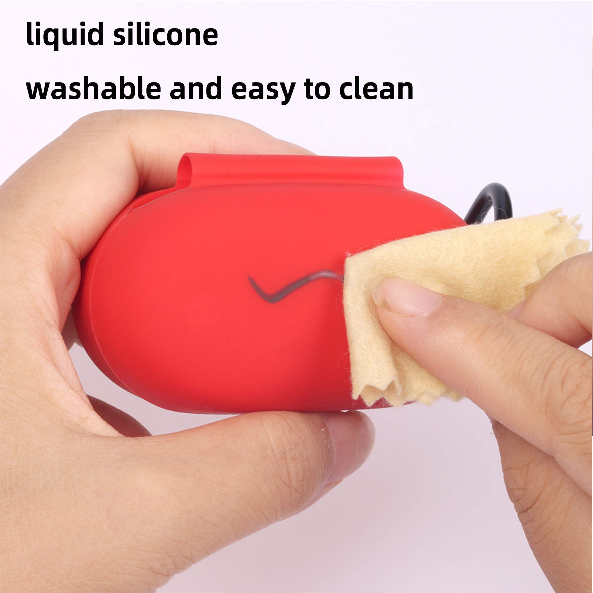 Premium Silicone Protective Case Cover for Bose Sport Earbuds - Shockproof & Anti-Scratch Headphone Accessory (Pink) | Perfect for Gym, Running, Travel & Daily Use
