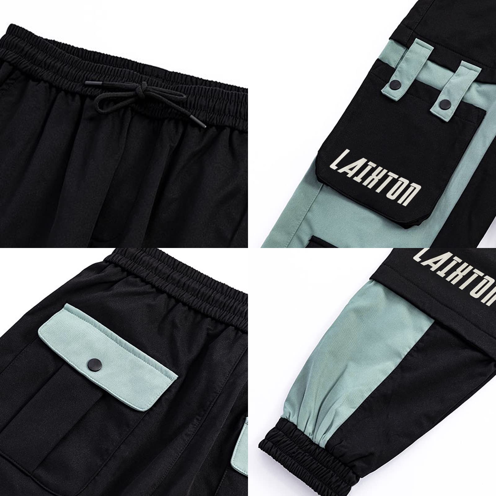 Men's Lightweight Jogger Pants - Unisex Techwear Cargo Pants for Running, Hip Hop & Outdoor Activities | Comfortable Casual Sweatpants for Gym, Streetwear & Everyday Wear