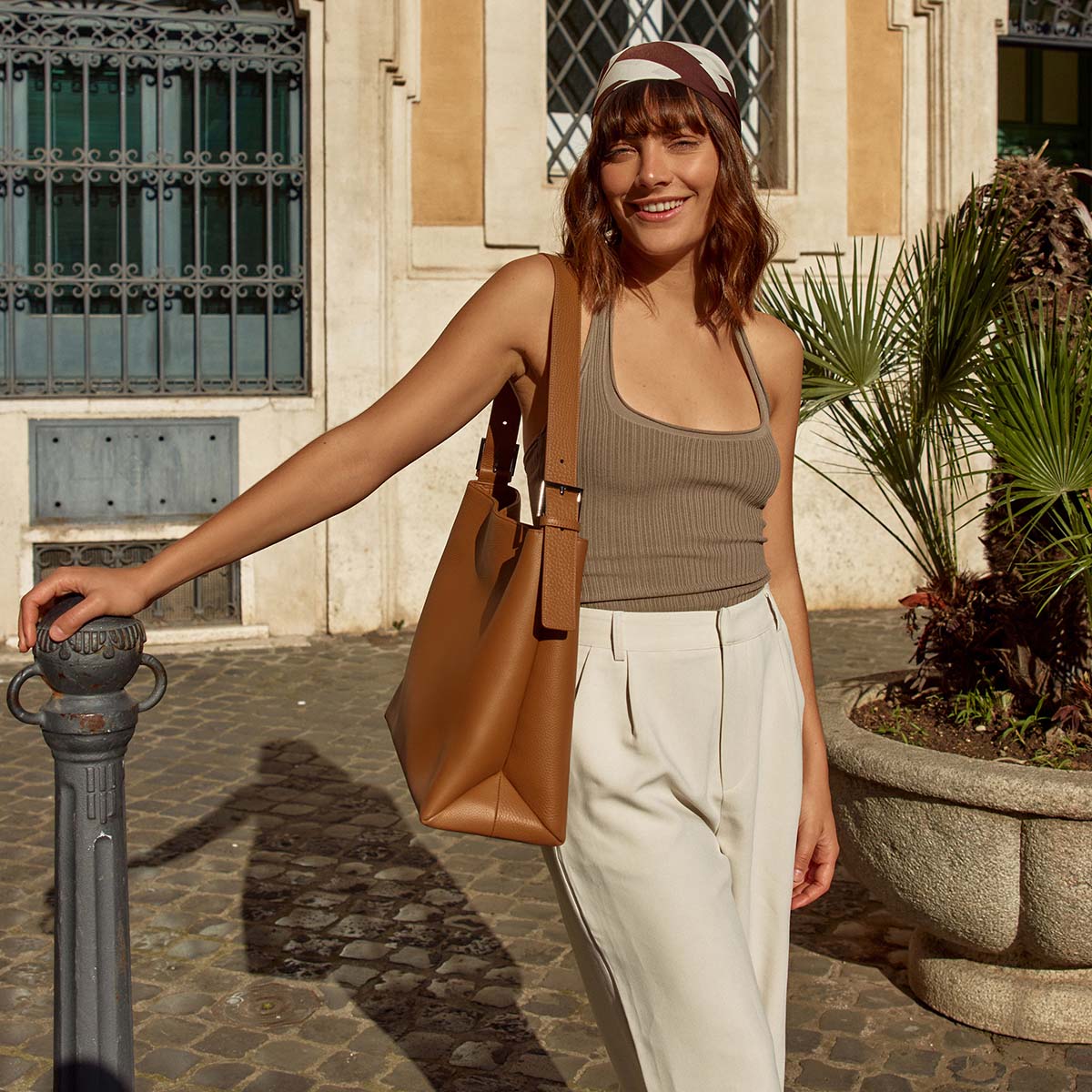 Forget About It Bag in Camel - Stylish and Spacious Crossbody Purse for Women | Perfect for Travel, Work, and Everyday Use