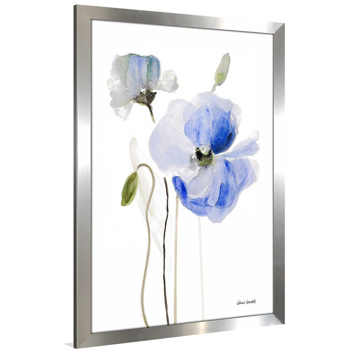 All Poppies I by Lanie Loreth - Premium Acrylic Wall Art Print - Vibrant Floral Home Decor for Living Room, Bedroom & Office