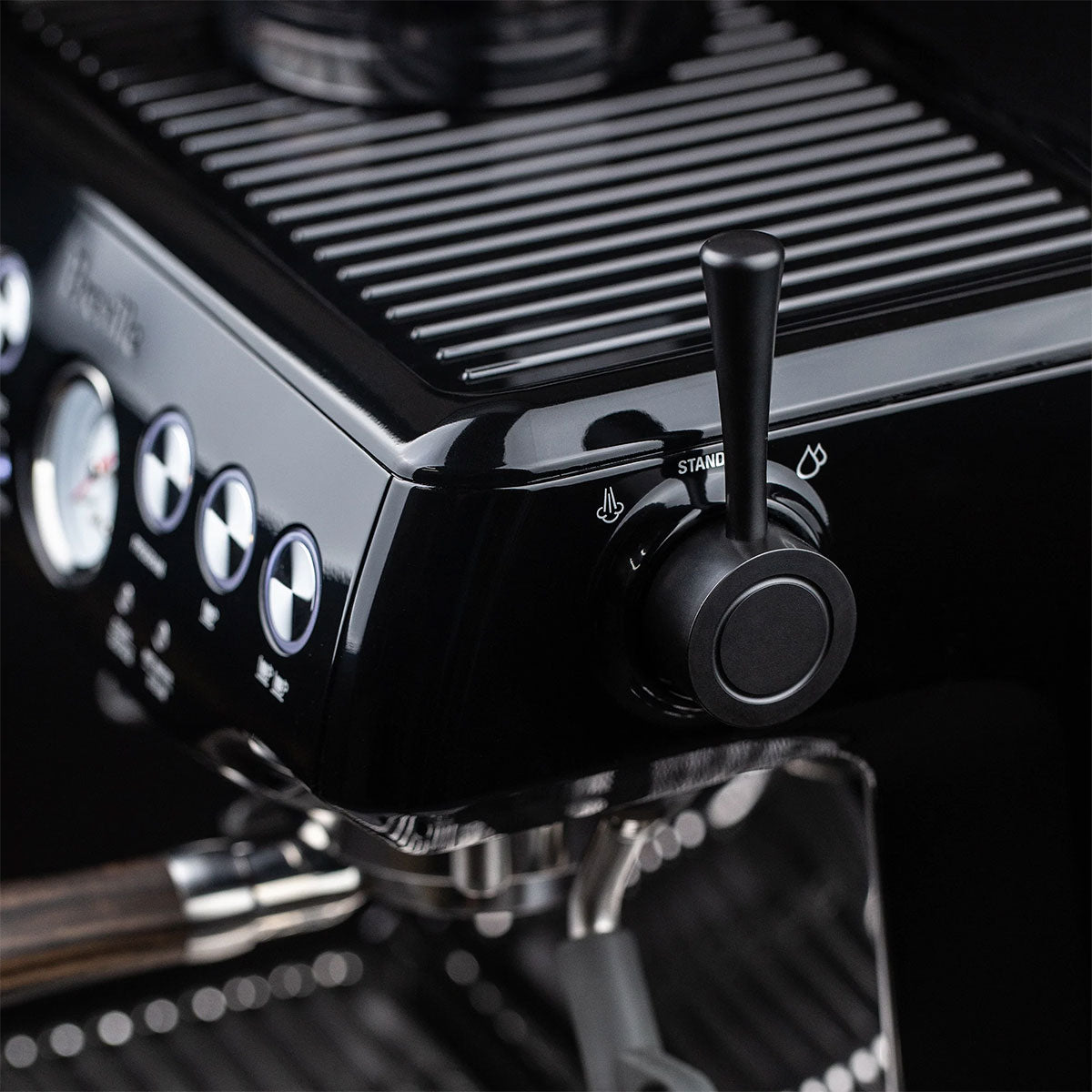 Breville Espresso Machine Steam Lever Replacement - Matte Black Finish | Compatible with Breville Barista Express & Pro | Perfect for Home Baristas & Coffee Enthusiasts