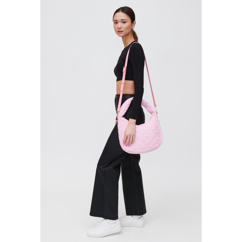 Sonoma Quilted Nylon Hobo Bag - Stylish Crossbody Purse for Women, Lightweight & Durable Handbag for Work, Travel & Everyday Use