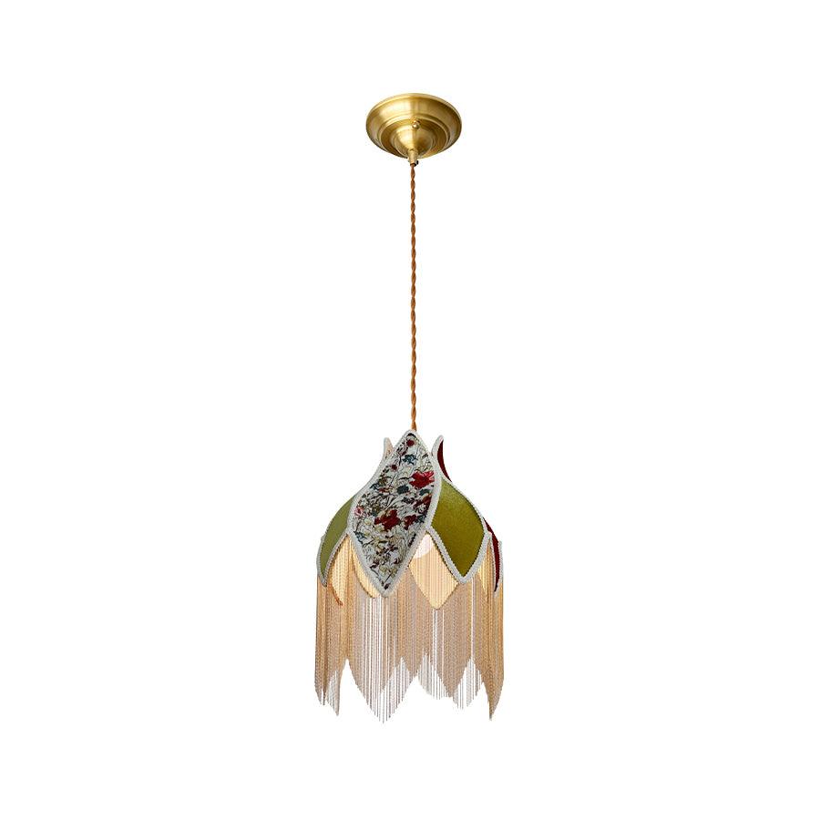 Stylish Bette Fringed Pendant Lamp - Modern Boho Chandelier for Dining Room, Bedroom & Living Room Decor