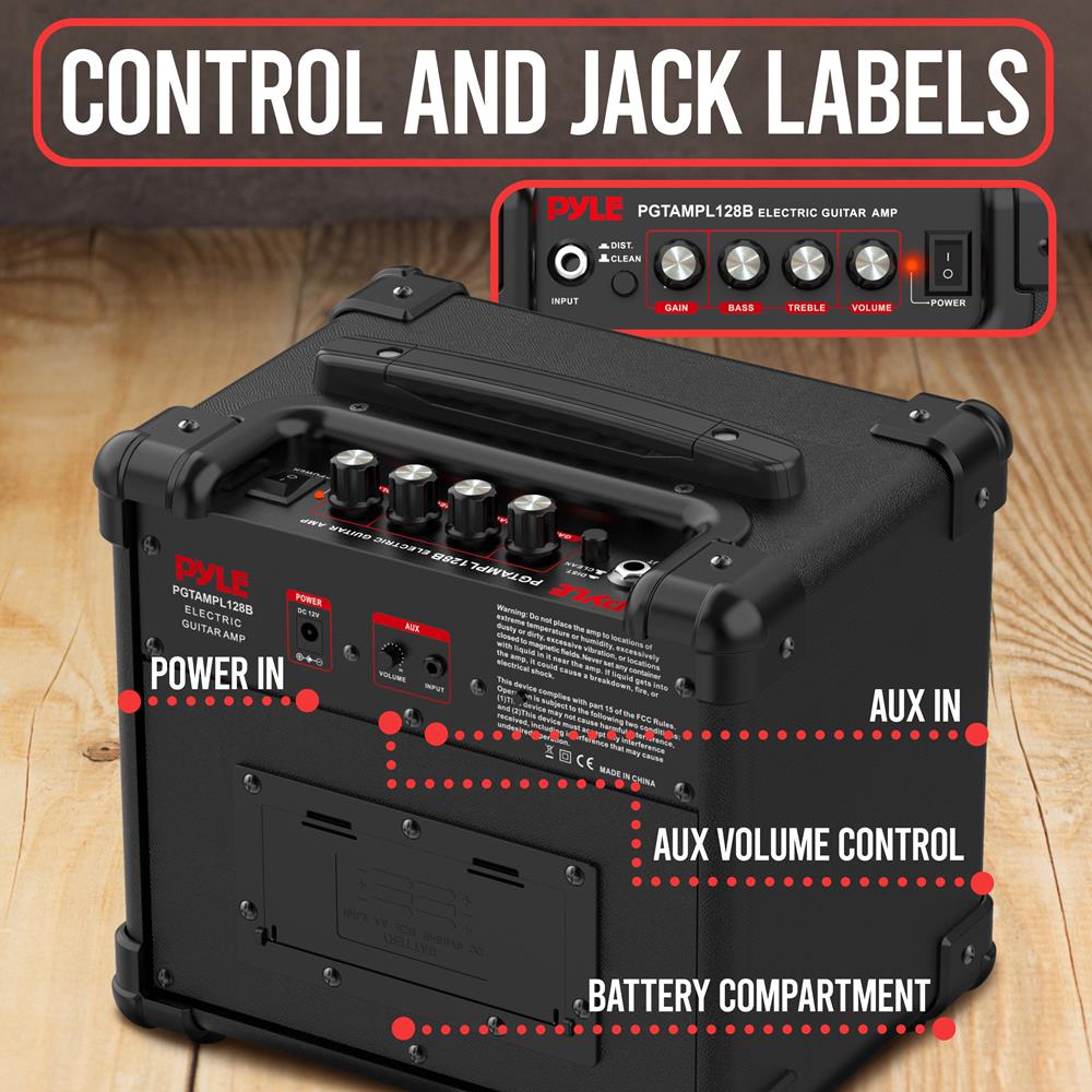 Professional 30W Electric Guitar Amplifier with Reverb & Overdrive - Perfect for Home Practice, Studio Recording & Live Performances