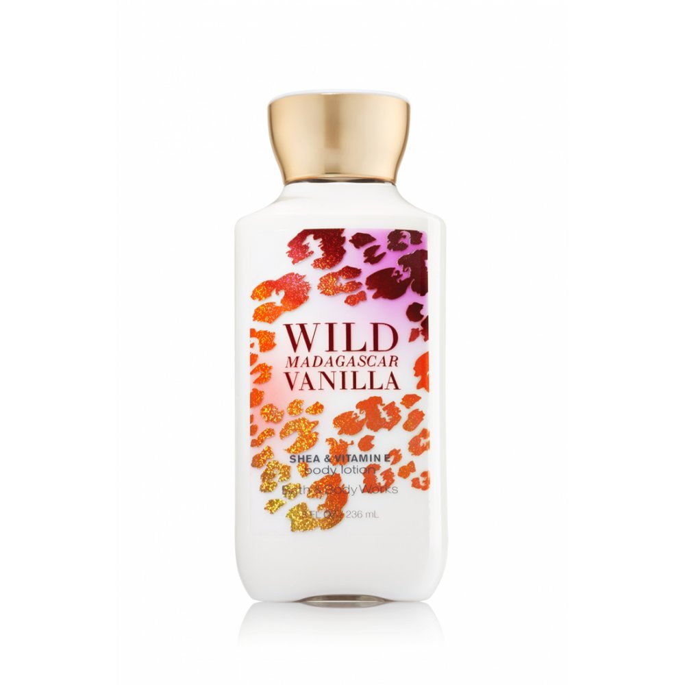 Bath & Body Works Wild Madagascar Vanilla Body Lotion 8 oz - Moisturizing & Hydrating Vanilla Scented Lotion for Soft, Smooth Skin | Perfect for Daily Use, Gift Sets & Relaxing Self-Care Routines
