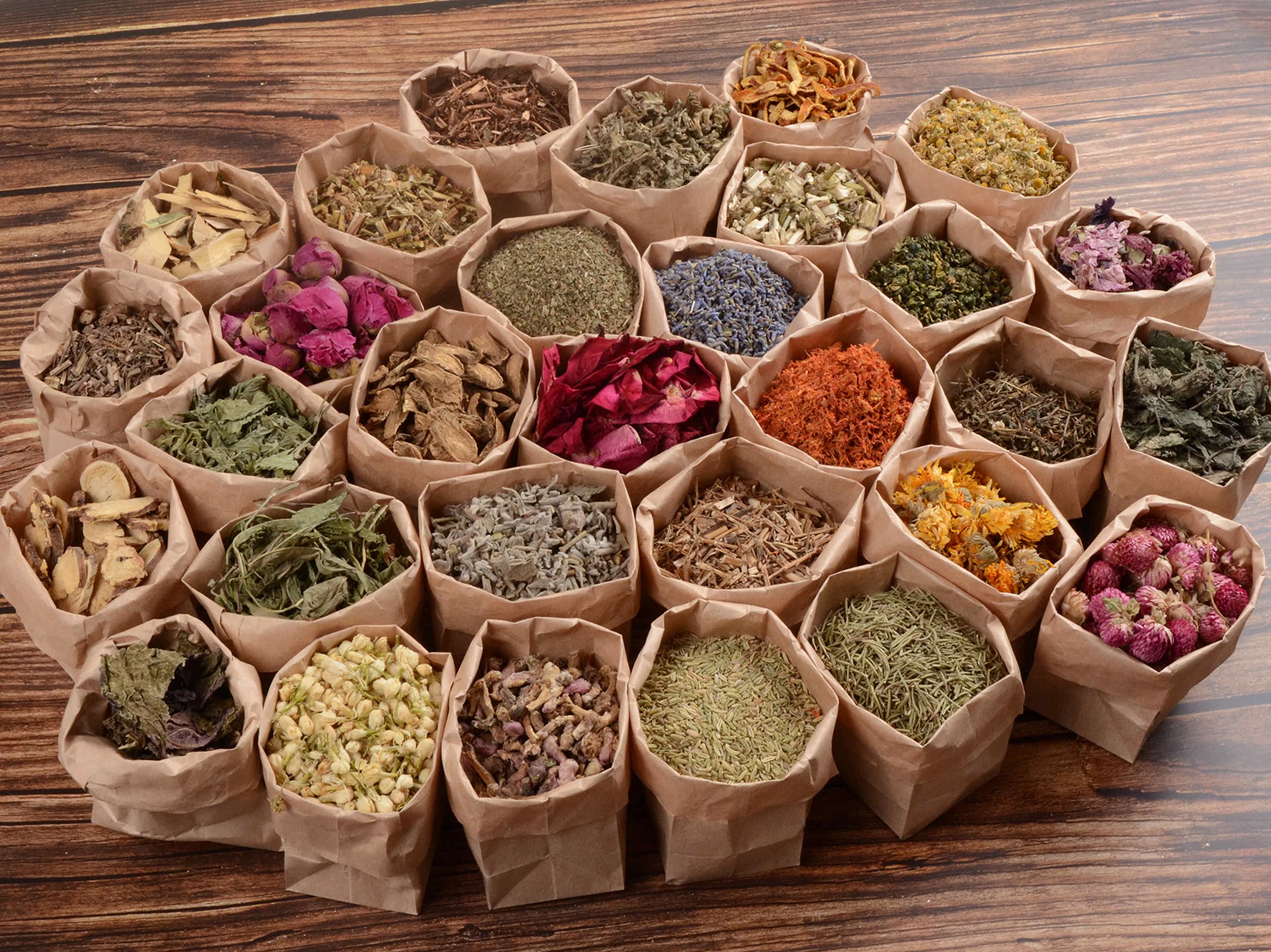 30 Premium Wiccan Herbs Kit for Witchcraft - Protection Herbs, Spell Ingredients & Wicca Altar Supplies with Free Crystal Spoon - Perfect for Rituals, Magic Spells & Spiritual Practices