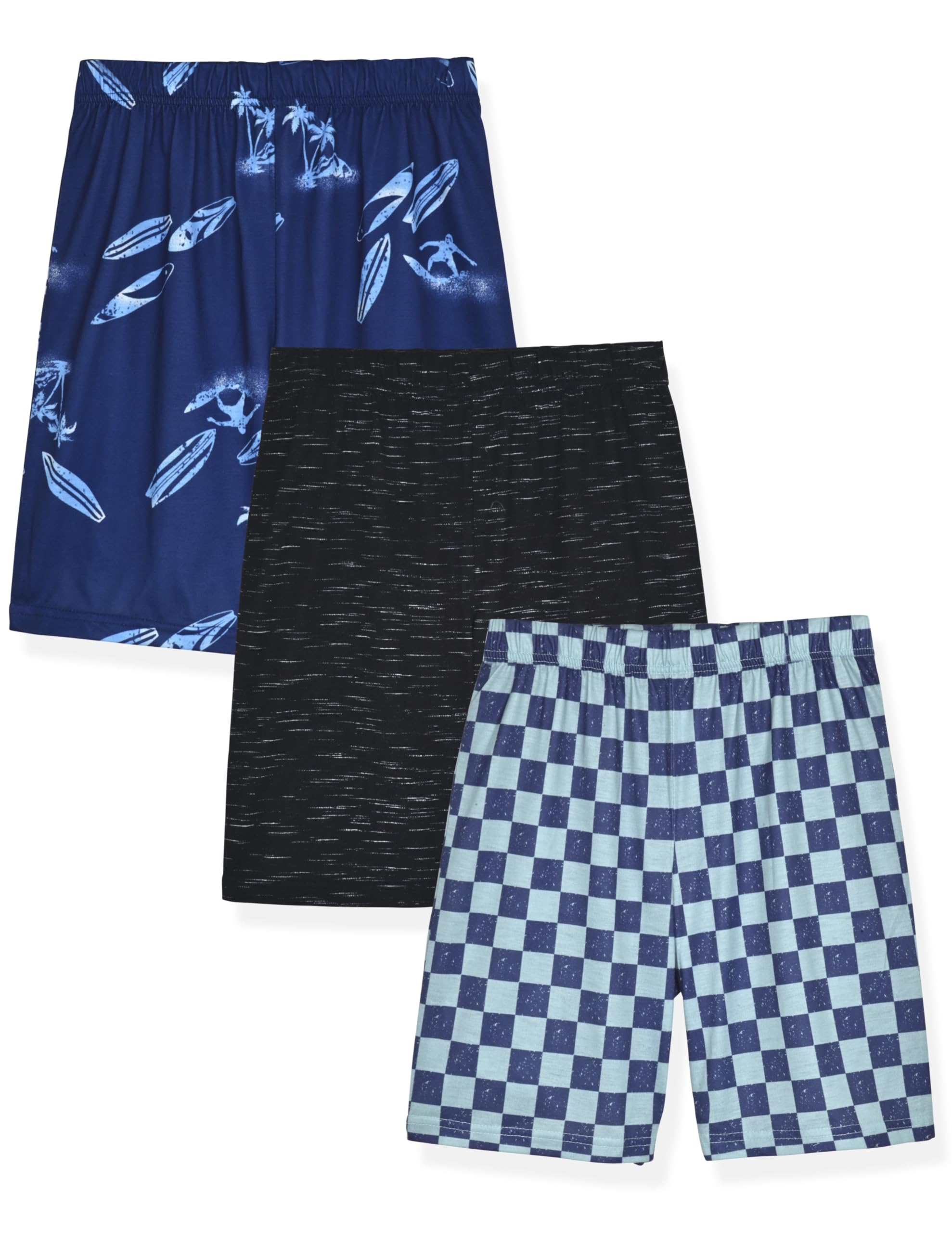 Boys' Pajama Shorts 3-Pack - Soft Cotton Sleep Shorts for Kids & Toddlers | Perfect for Bedtime, Lounging & Summer Nights