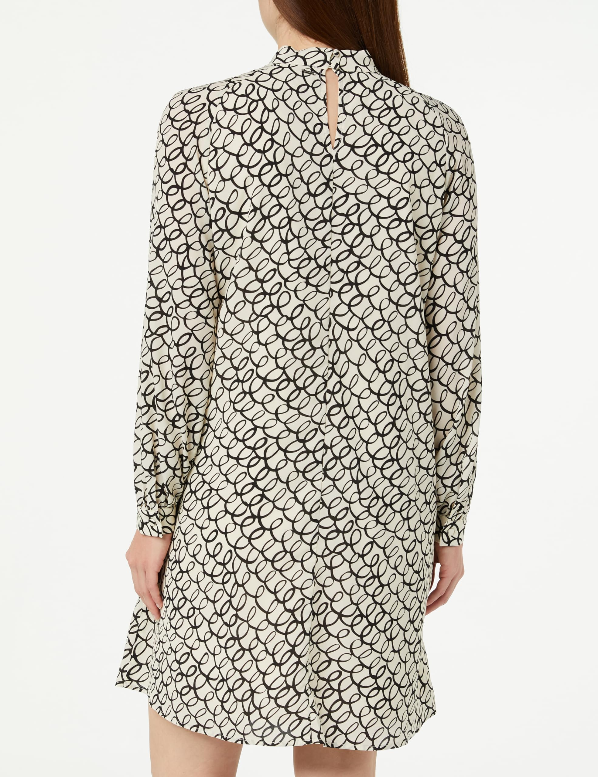 Baradello Women's Long Sleeve Casual Dress for Work & Party - Elegant Office Wear & Evening Cocktail Dress for Fall & Winter