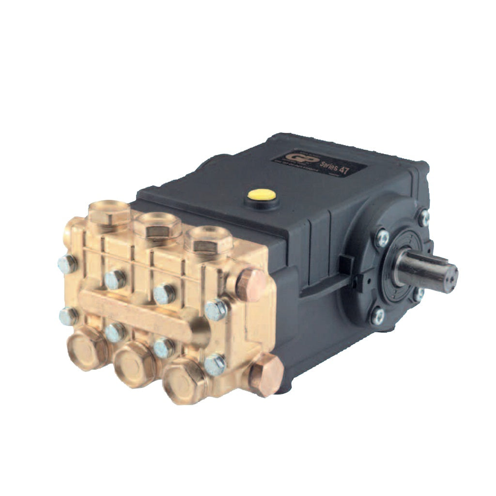 Interpump T 47 Series WS1630 High Pressure Pump - 2320 PSI, 7.92 GPM, Solid Shaft - Ideal for Pressure Washing, Car Washing, and Industrial Cleaning Applications