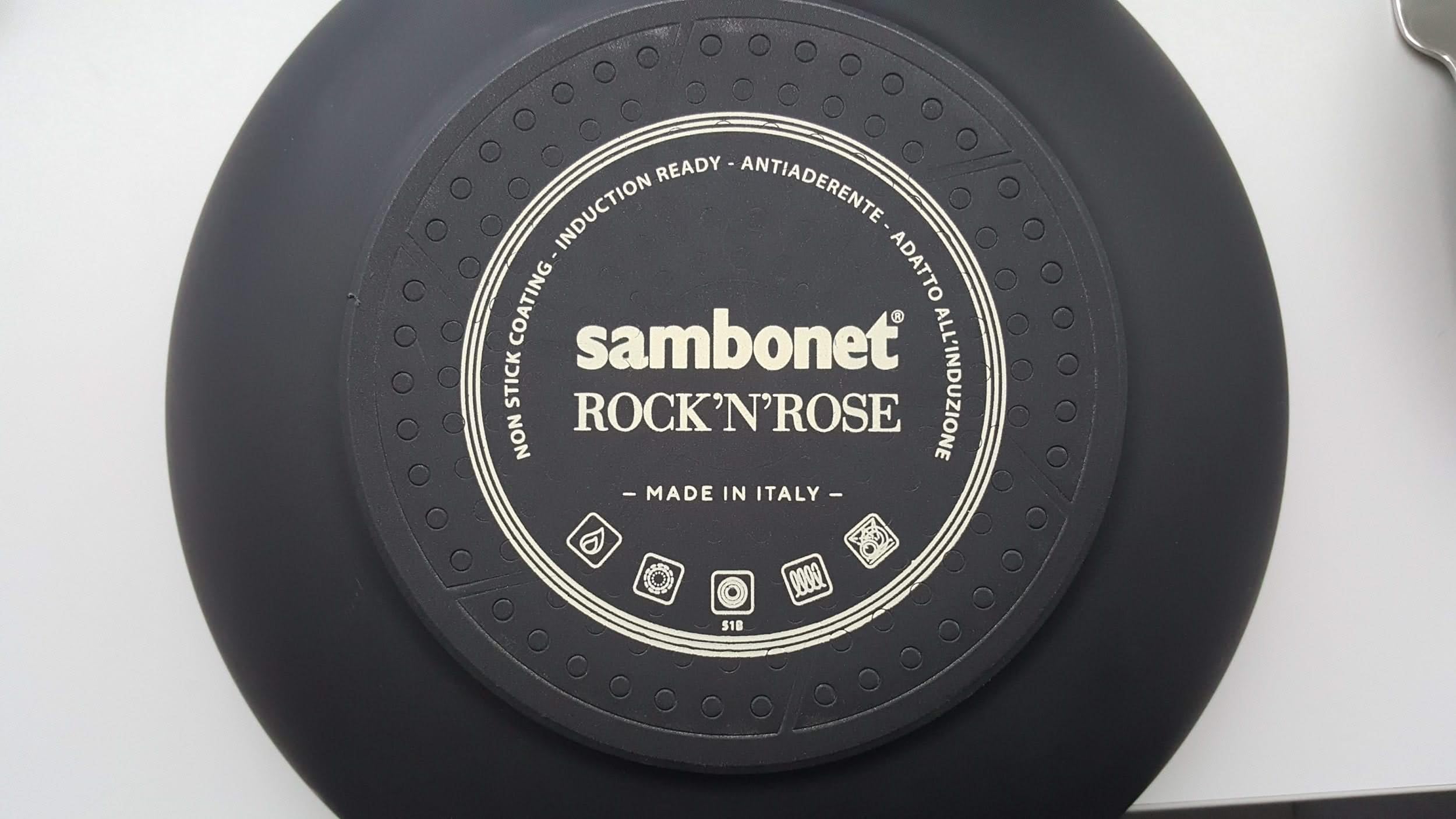 Sambonet Rock'n'Rose Round Multi-Purpose Pot - Premium Stainless Steel Cookware for Soups, Stews & Pasta - Ideal for Home Cooking & Professional Kitchens