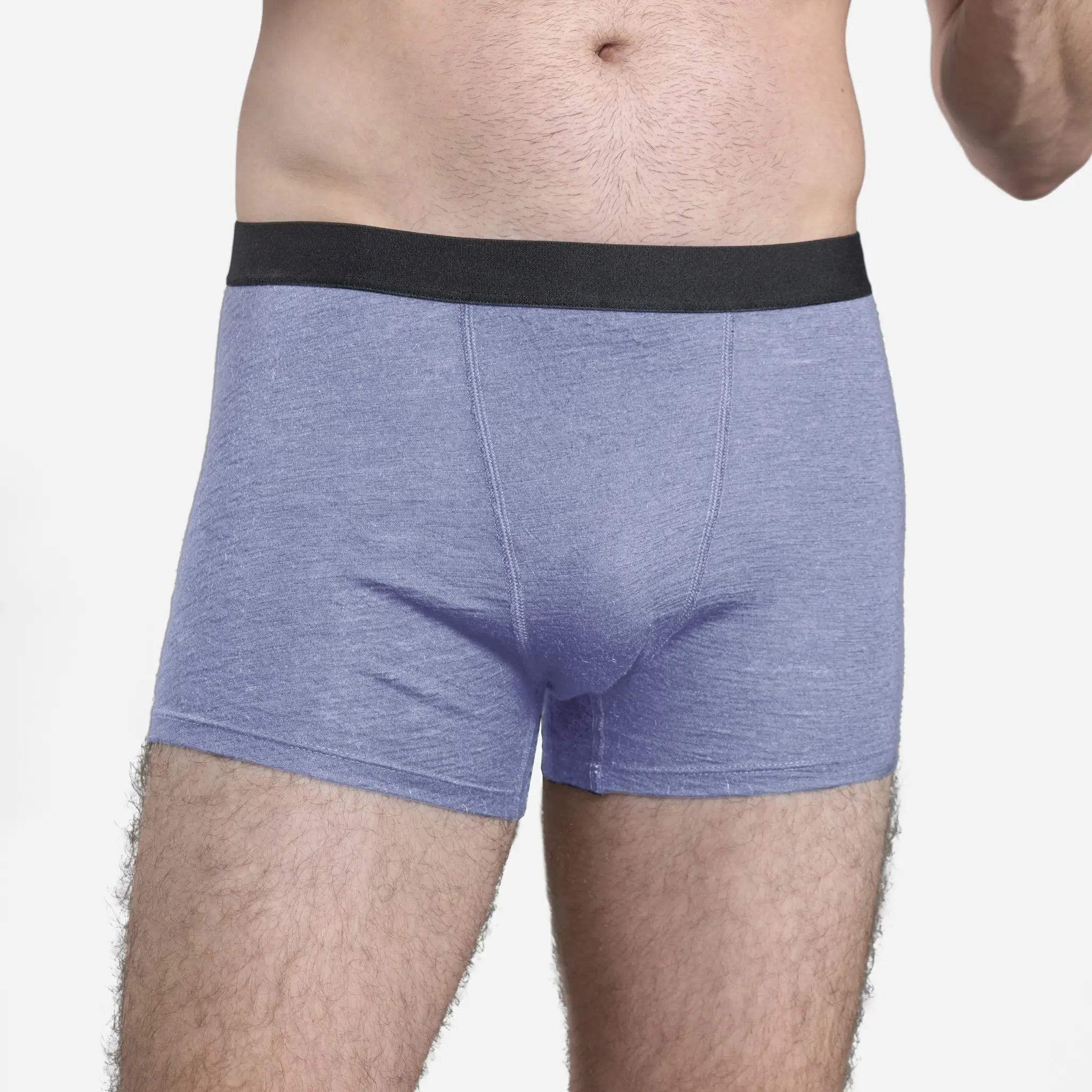 Ultra-Soft Men's Alpaca Wool Boxer Briefs - 160 GSM Lightweight Underwear for All-Day Comfort | Perfect for Travel, Hiking & Cold Weather Activities
