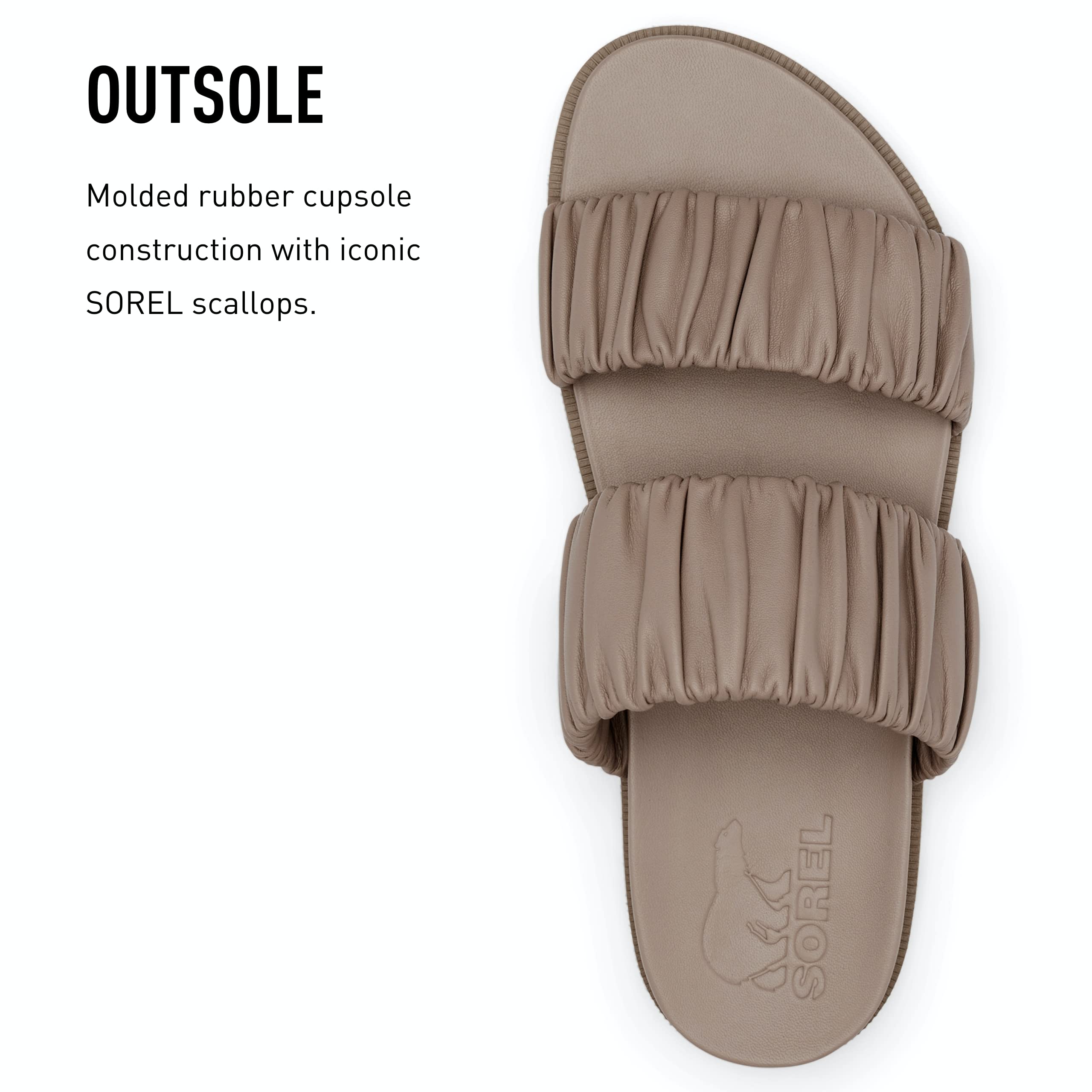 Sorel Women's Roaming Two Strap Slide Sandals - Comfortable Summer Casual Shoes for Beach, Pool & Outdoor Walking