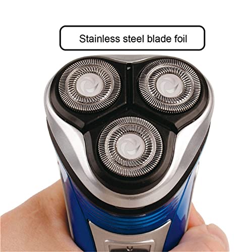Professional Rechargeable Hair Clippers for Men - 3D Floating Head Electric Beard Trimmer & Shaver with Extra Blades (Gray) - Perfect for Home Grooming, Travel & Salon Use