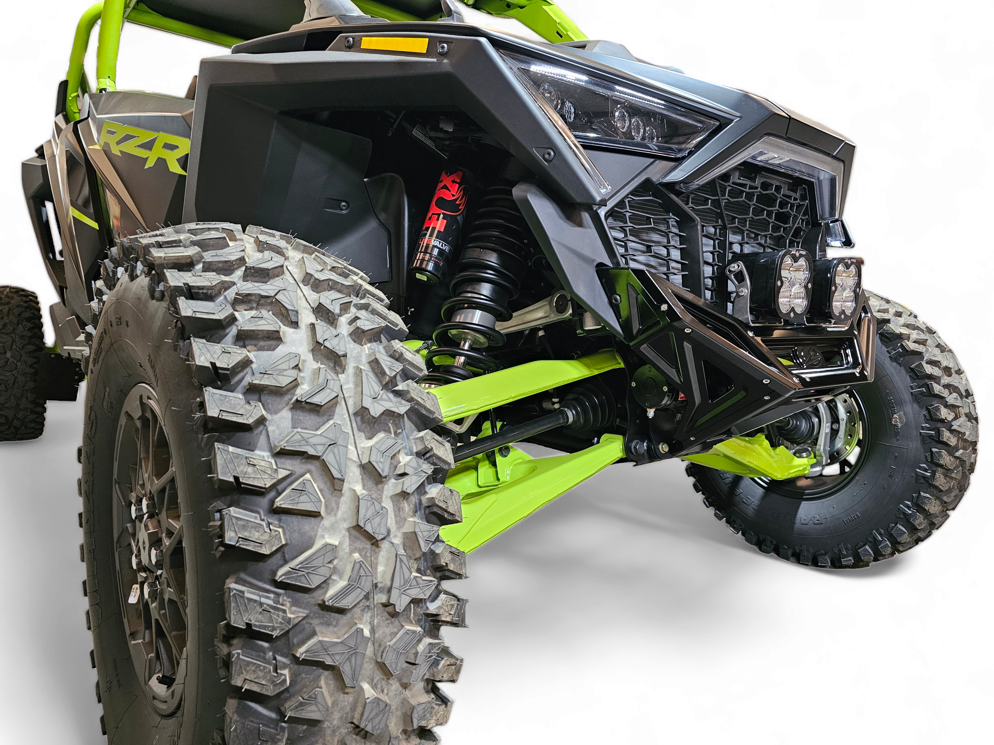 2022-2025 Polaris RZR Pro R & Turbo R Front Winch Bumper - Black Anodized Aluminum Billet (FWB610030) | Off-Road Protection & Recovery Accessory for UTV Trail Riding & Rock Crawling