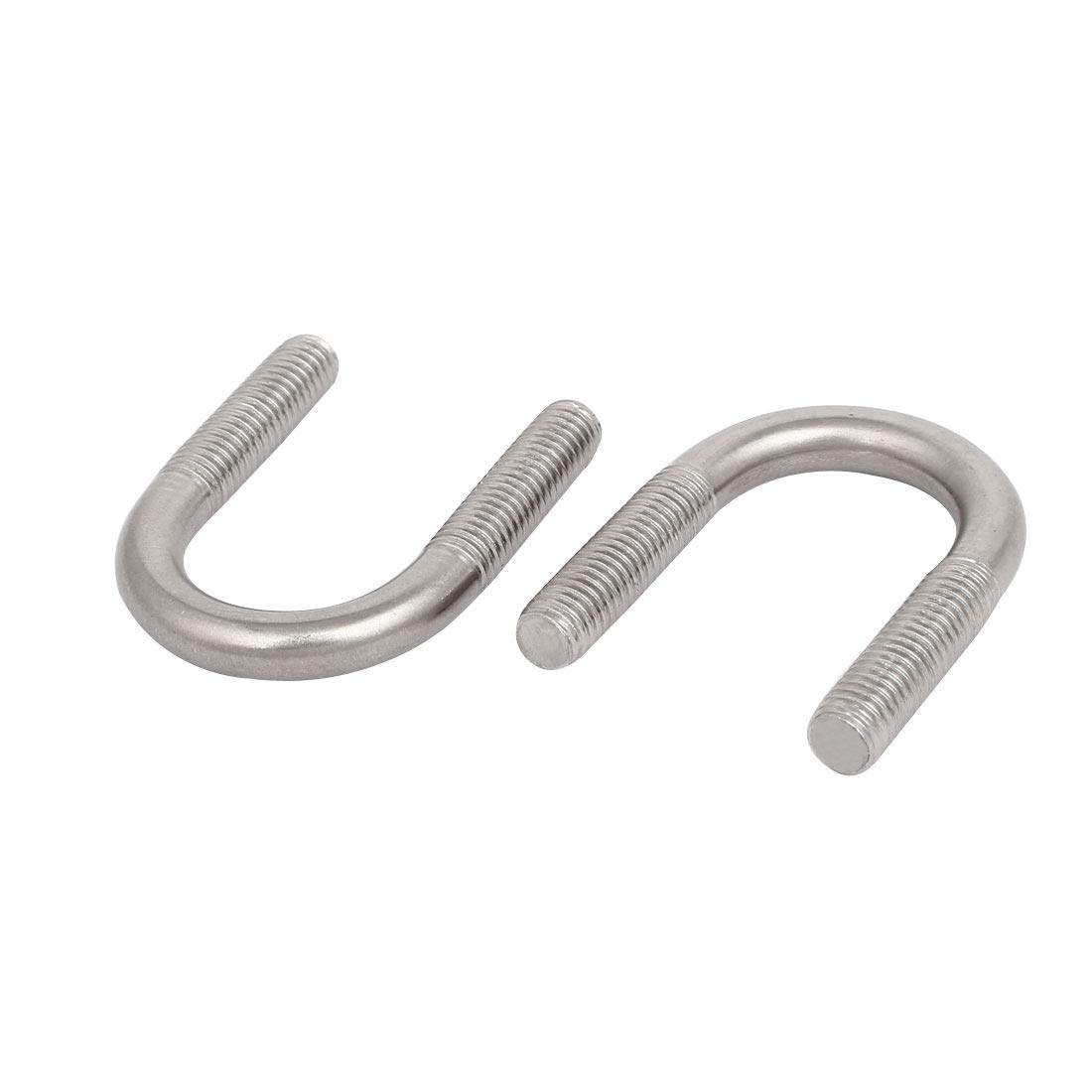 Stainless Steel M8 U Bolts - 5pcs for 22mm Pipe Fastening