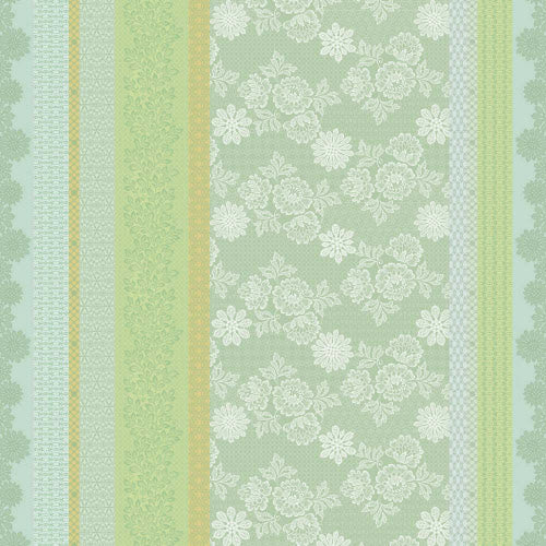 Mille Lace Amande Jacquard Collection - Elegant Lace Trim Jacquard Fabric for Home Decor, Wedding Dresses & Fashion Accessories - Perfect for Curtains, Table Runners and Bridal Gowns