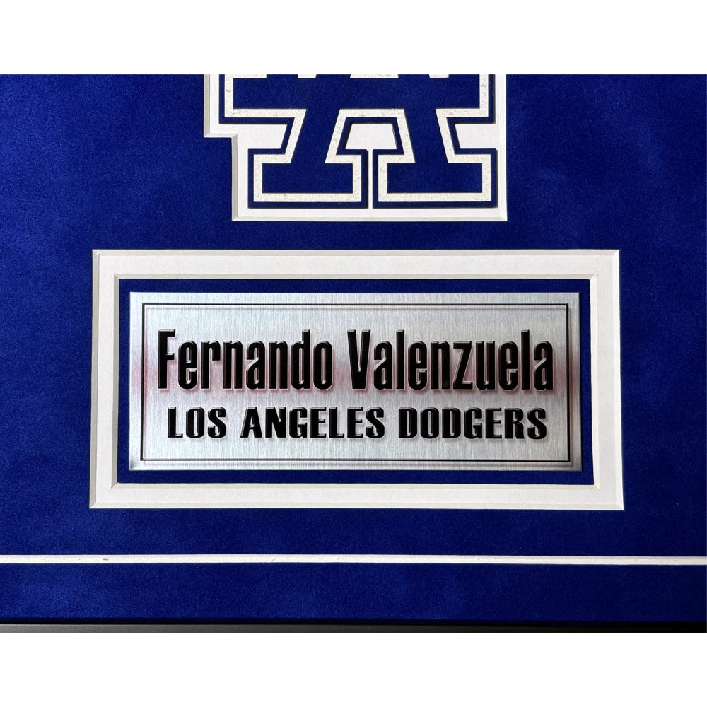 Fernando Valenzuela Autographed 8x10 Photo - Los Angeles Dodgers Framed Memorabilia with JSA COA - Perfect for Sports Collectors, Man Cave Decor & Dodgers Fan Gifts