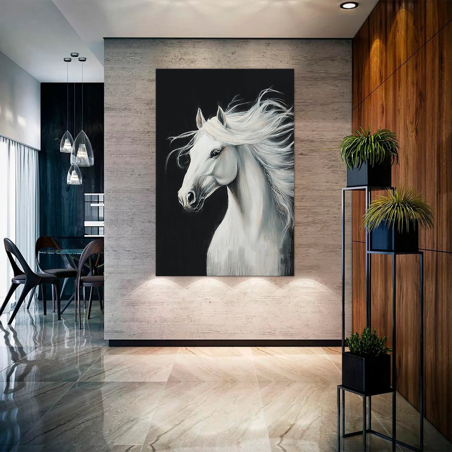 Animal Art Painting #AP105 - Handmade Wildlife Canvas Wall Decor for Living Room, Bedroom & Office