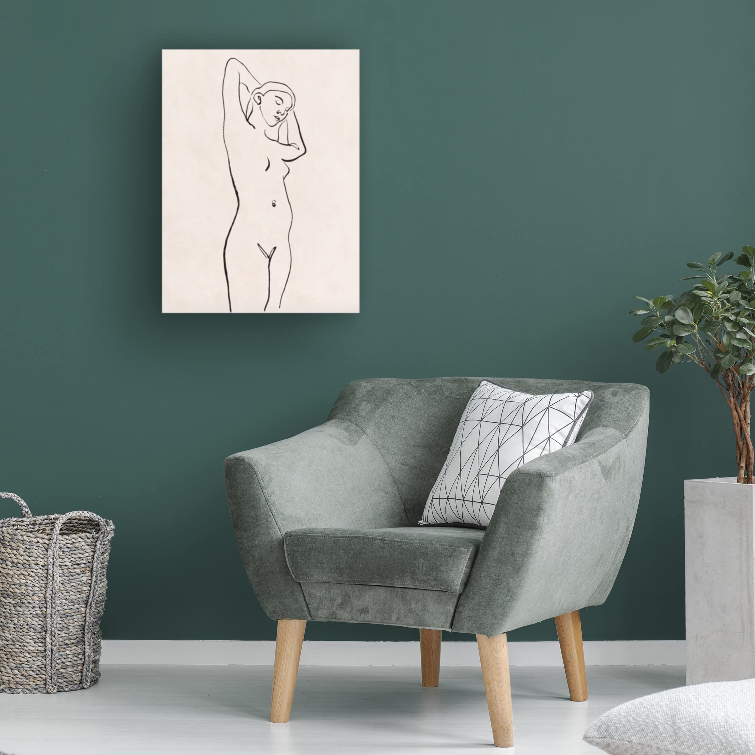 Trademark Fine Art 'Quiet Mind IV' Canvas Wall Art Print by Melissa Wang - Perfect for Living Room, Bedroom & Office Decor