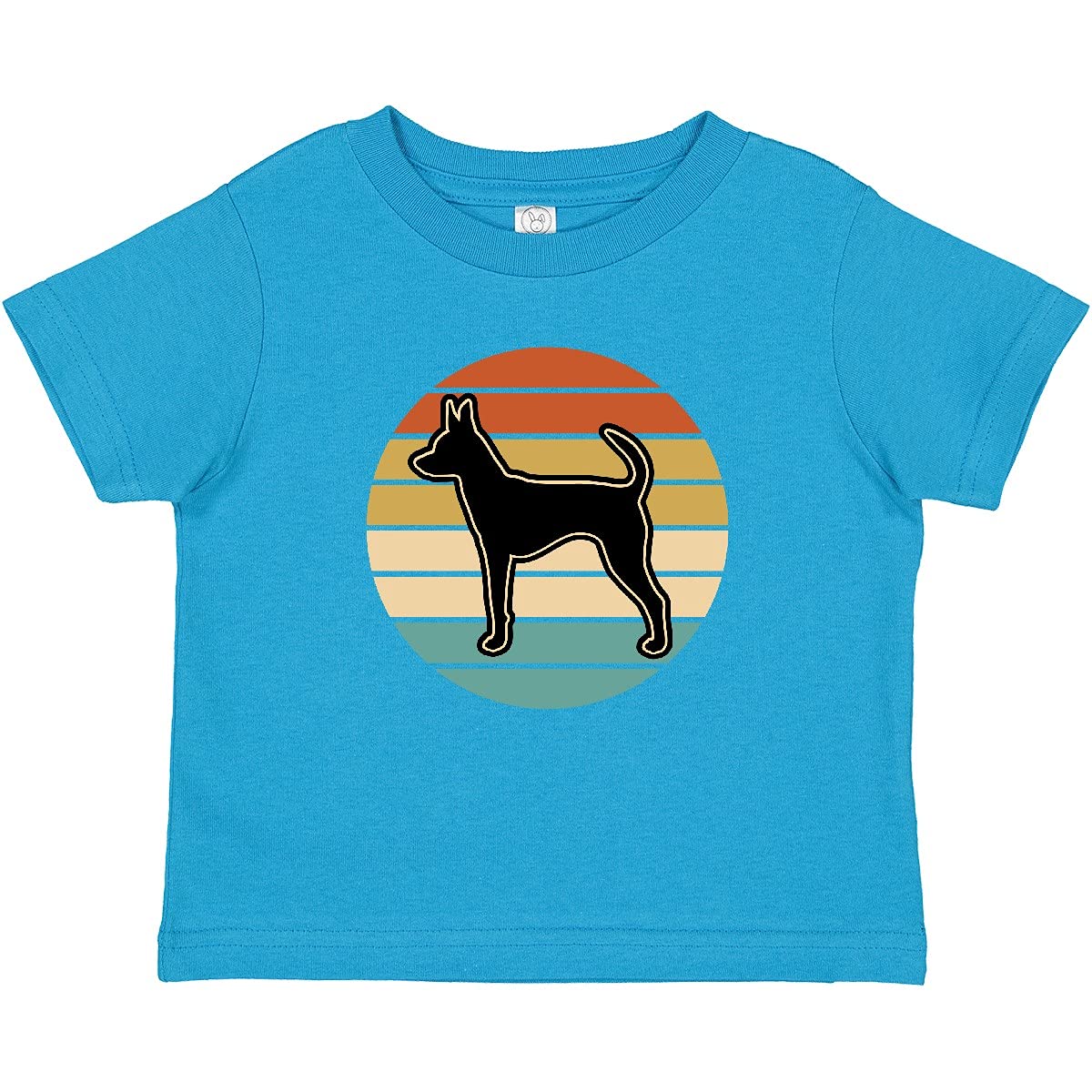 Inktastic Russian Toy Terrier Dog Graphic Baby T-Shirt - Cute Puppy Lover Outfit for Infants & Toddlers - Perfect for Playdates, Birthday Parties & Family Photos
