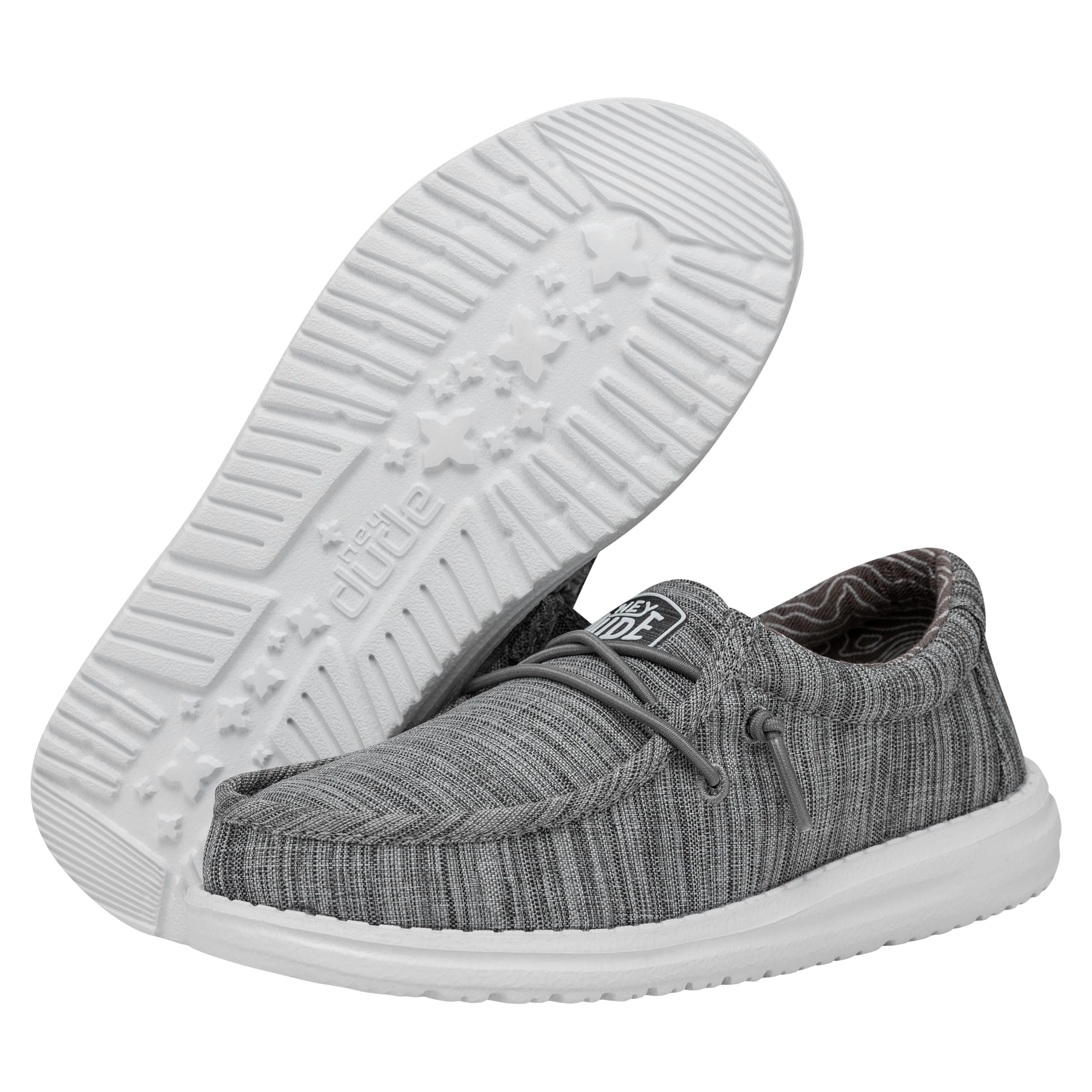 Hey Dude Wally Linen Shoes for Boys - Lightweight & Breathable Casual Sneakers - Perfect for School, Play & Everyday Wear