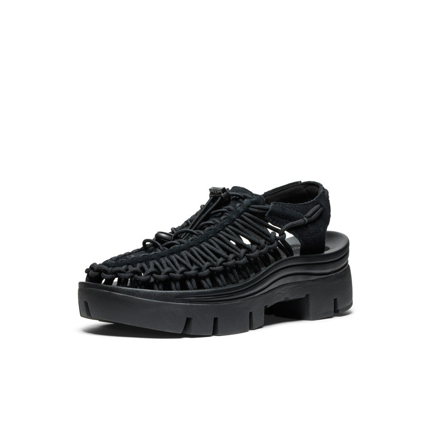 Unisex UNEEK PLT Sneakers - Black/Black | Comfortable & Stylish for Walking, Running & Casual Wear